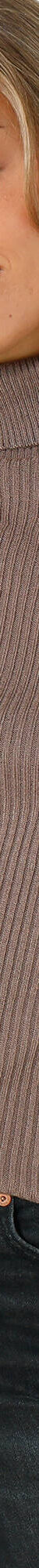 Pull col roulé, maille côtelée (taupe) Pull col roulé, maille côtelée (taupe)